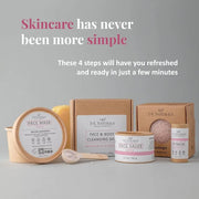 J&L Naturals Simple Skin Regimen Kit With Cleansing Bar, Face Salve, Konjac Sponge, Lip Balm | For Dull and Normal Skin | ...