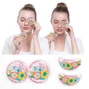 ZNÖCUETÖD Reusable Gel Eye Pads for Puffiness & Dark Circles - Cold/Warm Therapy Compress with Cooling Under Eye Patches, ...