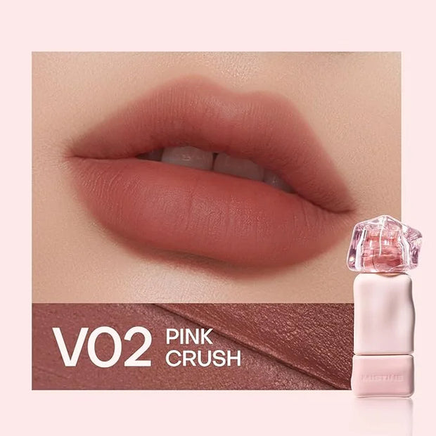 Mistine Makeup Velvet Lip Gloss Matte Lip Cream Liquid Lipstick Softening with Hyaluronic Acid Lip Tint, Non-Sticky Lightw...