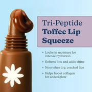 Blume Tri-Peptide Toffee Soft Brown Tinted Lip Balm - Superbalm Lip Moisturizer with Shea Butter and Squalane to Deeply Hy...