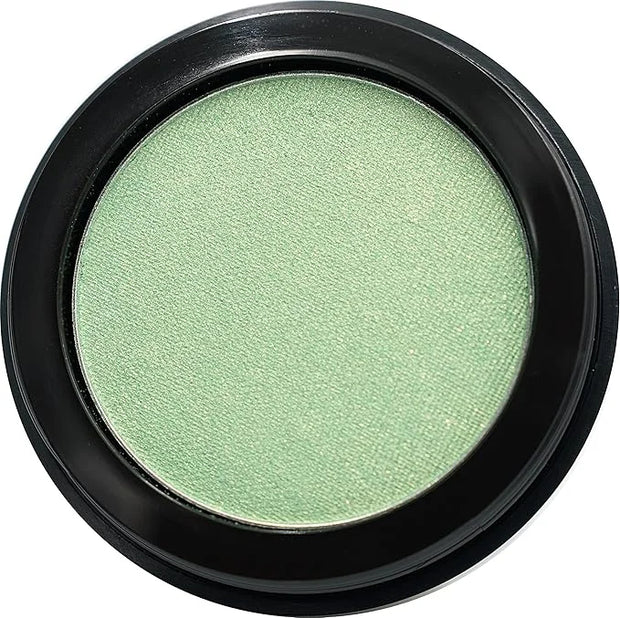 Clover Shimmering Emerald Green Yellow Gold Flecked Forest Pressed Powder Single Vegan Eyeshadow; Talc, Paraben & Cruelty ...