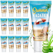 12 Pcs Mini Aloe Vera Gel Travel Size Bulk for Summer Vacation Party 1oz After Sun Aloe Vera Gel Sunburn Relief Hydrating ...