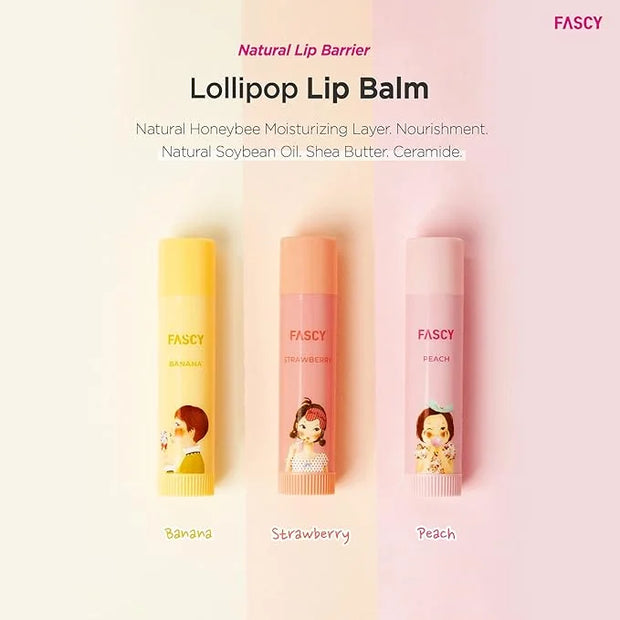 FASCY Lollipop Lip Balm Peach, Lip