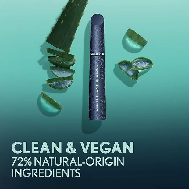 Covergirl Lash Blast Cleantopia, 820 Ultramarine Black, Mascara, Volumizing Mascara, Vegan Formula, Conditions Lashes, Cle...