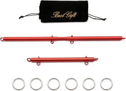 2 Pcs Red Adjustable Spreader Bar Set 3 sections - Product Image
