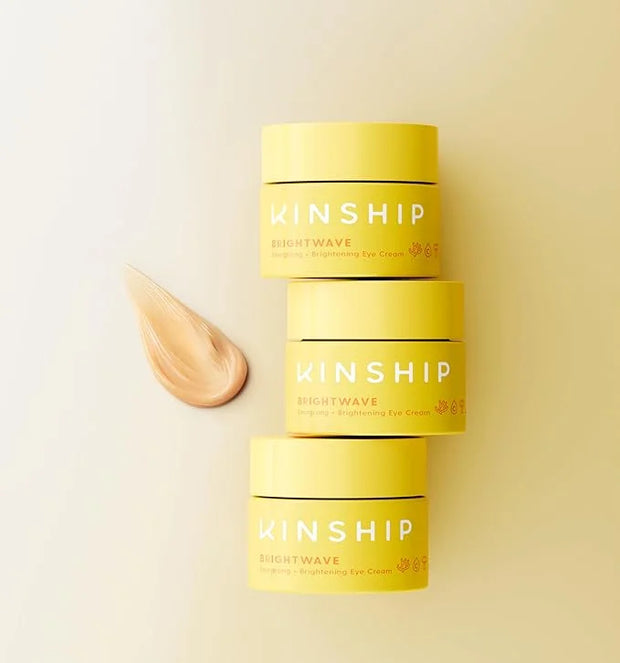 Kinship Brightwave Vitamin C Energizing + Brightening Eye Cream - Reduce Dark Circles & Puffiness - Diminishes Fine Lines ...