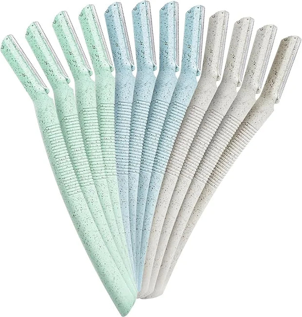 ennva Eyebrow & Facial Hair Razor | Multipurpose Dermaplane Trimmer | Disposable Blades - 12pcs - Product Image