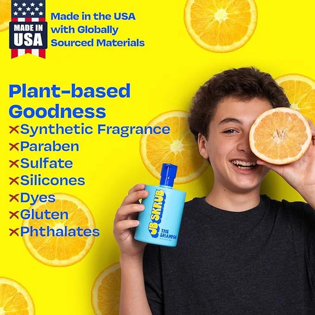 The Shampoo for Kids, Tweens & Teens – Aloe Vera & Green Tea Infused for Healthy Hair & Scalp – Sulfate-Free, Paraben-Free...