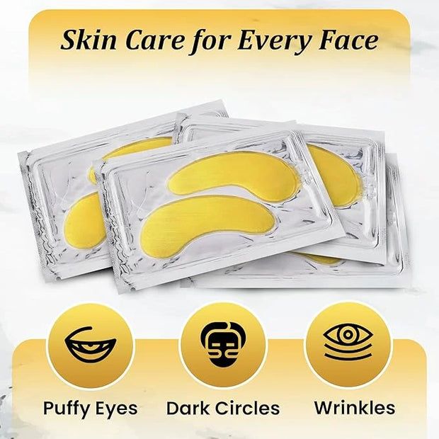 Beauty Golden Under Eye Patches (60 Pairs) - Under Eye Mask for Face Collagen Skin Care Products, Treatment for Dark Circl...