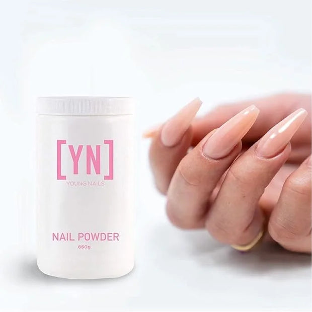Young Nails Acrylic Powders, Cover - Created For a Flawless Consistency And Superior Adhesion - Cover Powder Begins To Set...