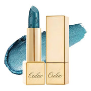 Oulac Metallic Green Lipstick for Women with Metallic 3D Shine, Lightweight Hydrating Formula, High-Impact Lip Color, Vega...