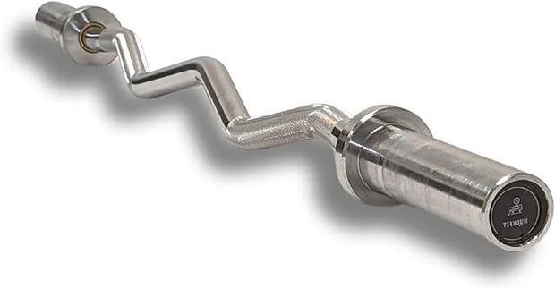 HulkFit 48 Inch EZ Curl Bar Barbell 2 Inch - Product Image