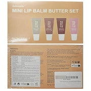 4Pcs Hydrating Lip Gloss Set, Mini Lip Butter Balm Pack, High Shine Glass Finish Lip Moisturizing Plumping Lip Gloss Shiny...