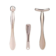 3Pcs Metal Eye and Face Cream Applicator Stick Cosmetics Spoon Spatula, Massager Tool for Facial Massage, Reduce Puffiness...