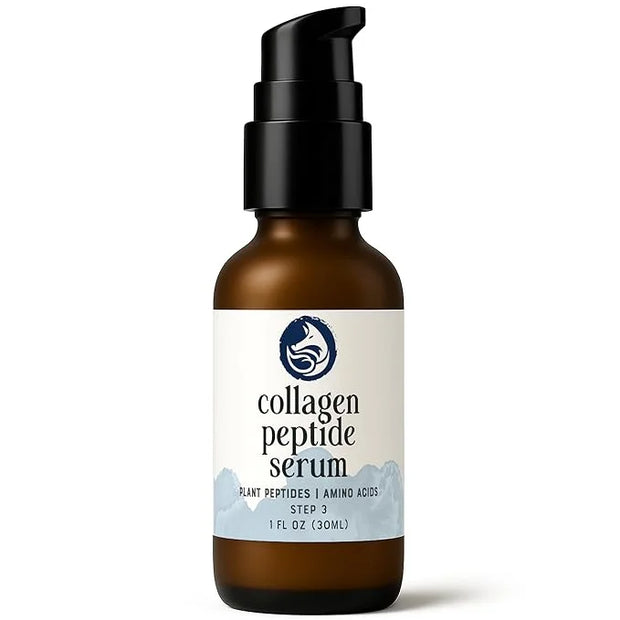 Peptides Serum for Face - Collagen Booster - Anti-Aging - Tighten Lift Hydrate & Plump All Skin Types, Reduce Fine Line & ...