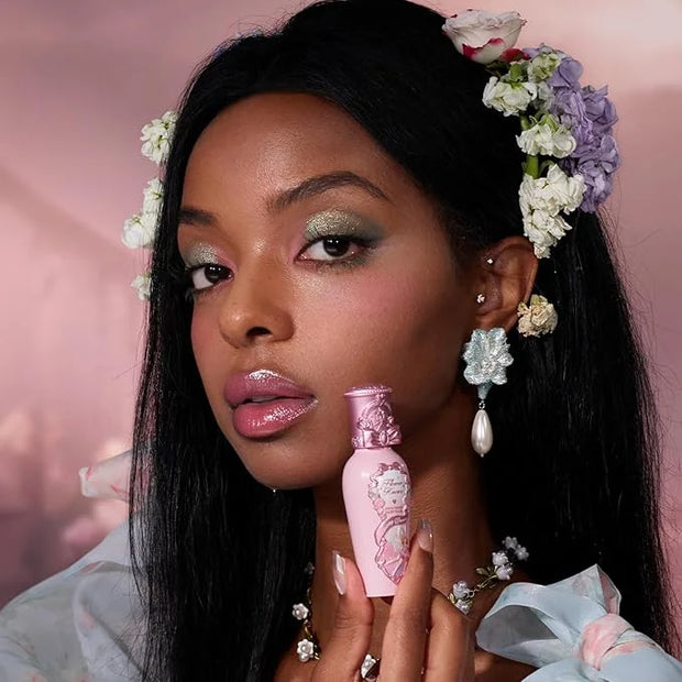 Flower Knows Midsummer Fairytales Lip Gloss G05 Freesia + Violet Strawberry Rococo Glitter Lip Gloss G02 Rasberry Booze - ...