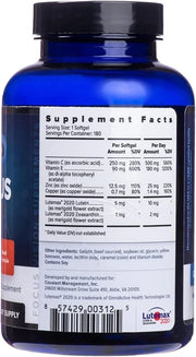 Focus Select AREDS2 Based Eye Vitamin-Mineral Supplement - AREDS2 Based Supplement for Eyes (360 ct. 180 Day Supply) - ARE...