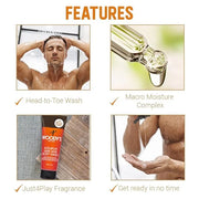 Woody's 2-in-1 Hair and Body Wash for Men - Sulfate-Free, Hydrating, Refreshing Scent, Daily Cleanser for Hair & Skin, 8 o...
