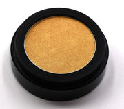 Shiny Gold Champagne Golden Glow Shimmering Shimmer Pressed Powder Single Vegan Eyeshadow; Talc, Paraben & Cruelty Free - ...