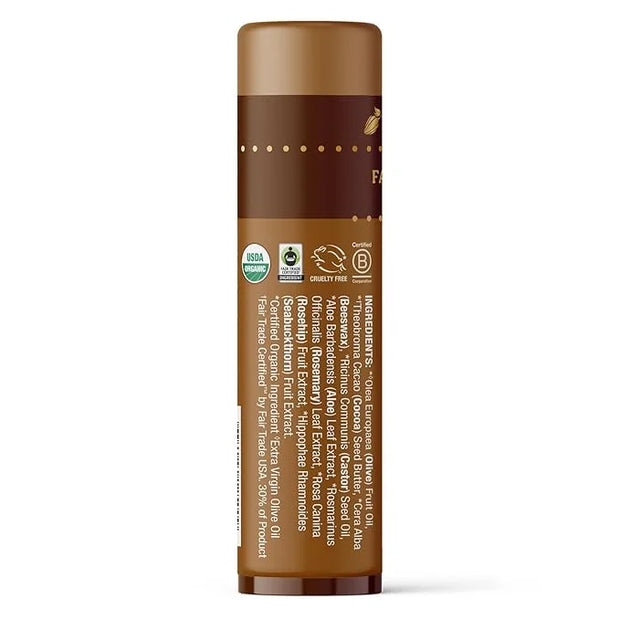 Badger Cocoa Butter Lip Balm, Creamy oz
