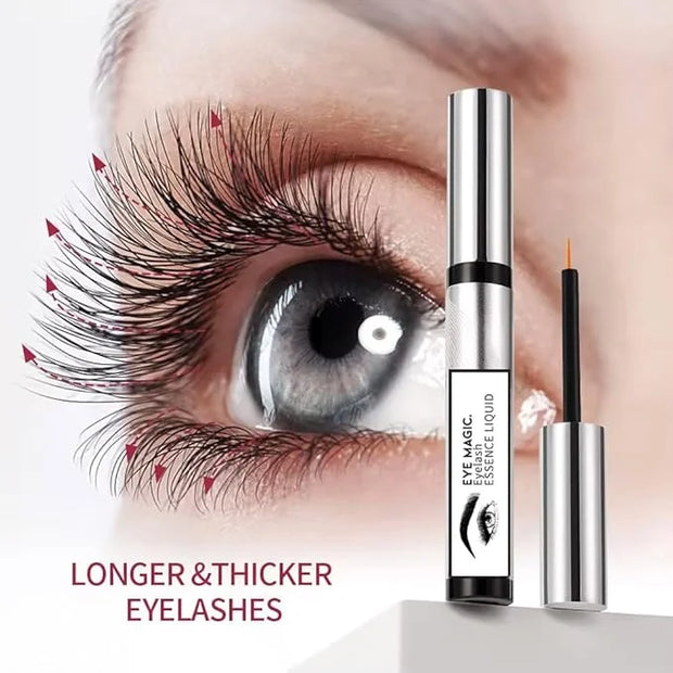 Eyelash Essence Organic Growth Serum for Improved Lashes, Natural Ingredients, Gentle Formula, Clear - Product Image