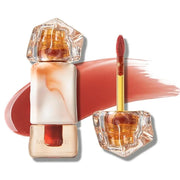 Mistine Makeup Lip Gloss Lip Plumber Non-sticky Tinted Lip Gloss Infused with 1% Peptide Moisturizing Shiny Finish Lip Tin...