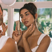 Bali Body Bronzing Serum | Hydrating with Hyaluronic Acid & Vitamin E | Anti-Aging Skin Bronzing Serum for Face | Lightwei...