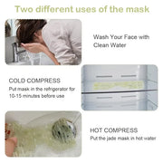 Face Mask, Relief Eye Mask, Natural stone Eye Mask, Skin Care Massage Tool for Swollen, Eliminate Wrinkles, Dark Circles -...