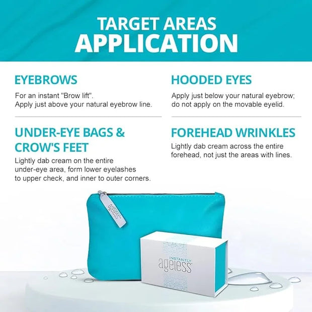 Instantly Ageless - Instant Face Lift Cream - Skin Care for Anti Aging face cream - Instant Under Eye Bags Remover - Facel...