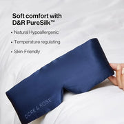 Dore & Rose Deep Sleep Mask Light Blocking, 23 Momme Mulberry Silk Eye Mask, Ultra Soft, Adjustable - Travel Sleeping Mask...