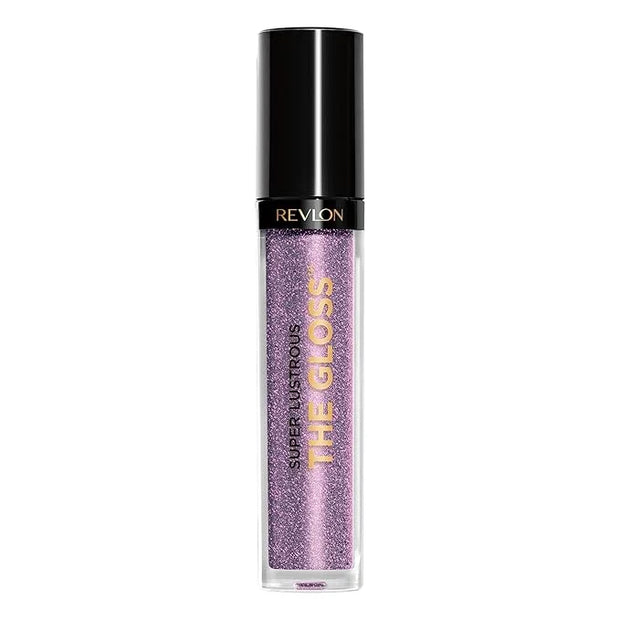 Revlon Super Lustrous Lip Gloss, Non-Sticky, Hydrating, High Shine Finish, 302 Glazing Lilac, 0.13 oz - Product Image