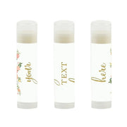Andaz Press Personalized Lip Balm Party Florals,