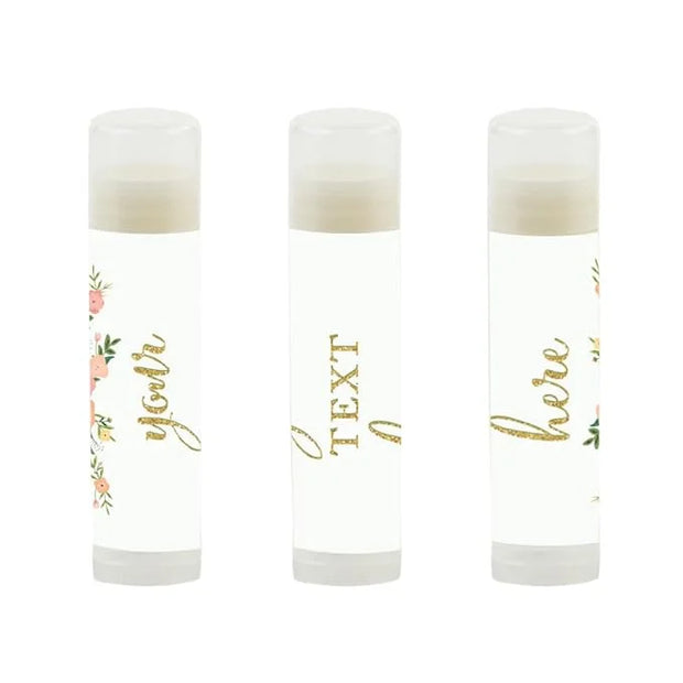 Andaz Press Personalized Lip Balm Party Florals,