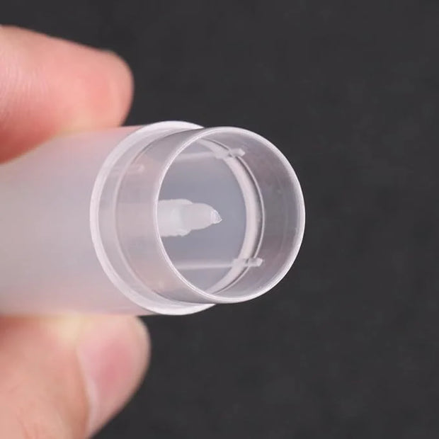 Lip Gloss Clear 50Pcs Empty Lipstick Tubes Transparent Plastic Empty Lip Balm Containers Lip Gloss Holders Empty Lip Gloss...