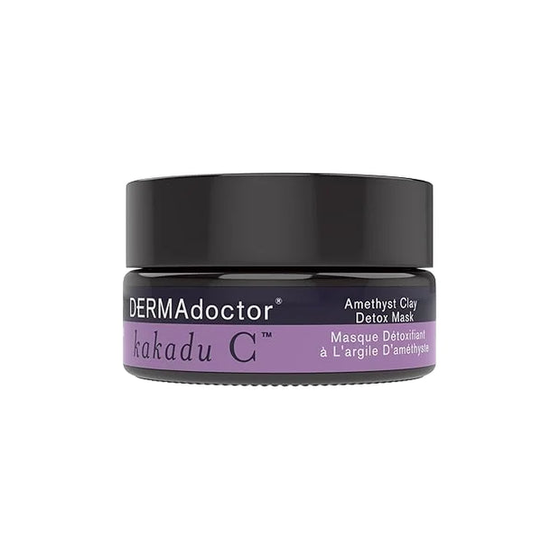 DERMAdoctor Kakadu C Dermatologist Formulated Amethyst Clay Detox Mask; Vitamin C Clay Face Mask for Dark Spots, Dull Skin...