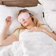 Bucky 40 Blinks No Pressure Printed Eye Mask for Travel & Sleep, Pink Chevron, One Size - Product Image