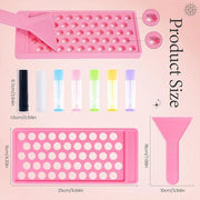 RONRONS 50 Pieces Refillable Lip Balm Tools