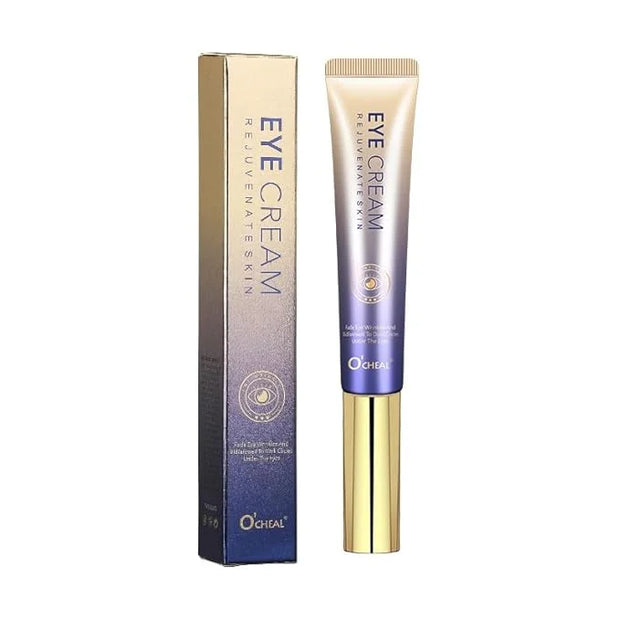 O'CHEAL Anti- Wrinkle Eye Cream With Roller Ball Quick Drying Hydrating Hyaluronic Acid Refreshing Eye Serum Fades Fine Li...
