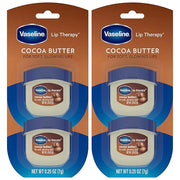 Vaseline Lip Therapy Cocoa Butter 4-Pack – Mini Lip Balms for Soft, Glowing Lips, 0.25 Oz Ea - Product Image