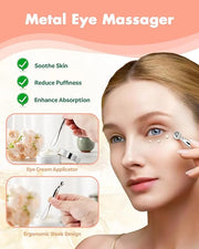 Reusable Eye and Smile Line Patches - 4 Pairs Silicone Under Eye Patches and Nasolabial Folds Patches, Reusable Eye Mask, ...