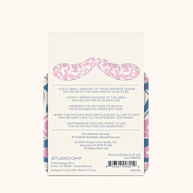 Studio Oh! Reusable Under-Eye Patches, Puffy Eyes Treatment and Under Eye Masks Skincare, 100% Silicone Eye Patches, Pairs...