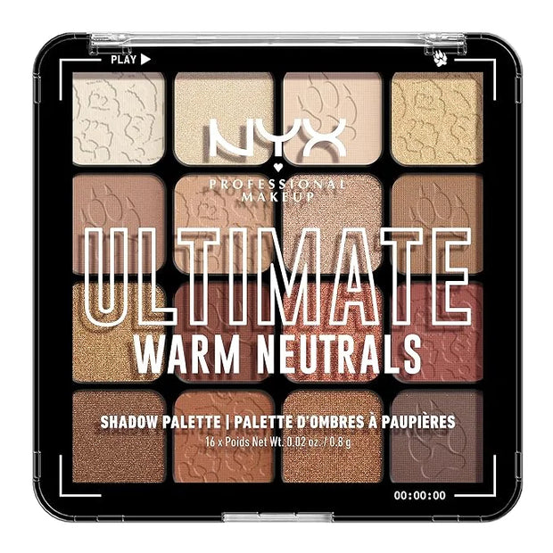 NYX PROFESSIONAL MAKEUP, Ultimate Shadow Palette, Eyeshadow Palette - Warm Neutrals - Product Image