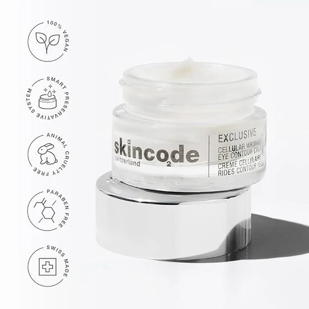 Exclusive Cellular Wrinkle Prohibiting Eye Contour cream - Anti-Aging Eye Cream - Ceramide Boost, Dark Circle Reducer & Pu...