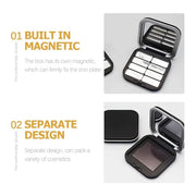 2pcs Empty Magnetic Eyeshadow Palette, Small Makeup Palette