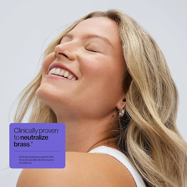 Eva NYC Tone It Down Blonde Conditioner, 10 fl oz - Product Image