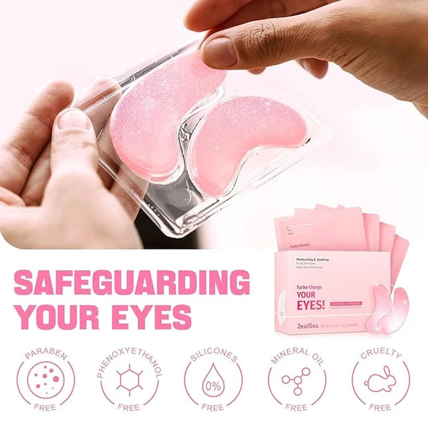 ZealSea Under Eye Patches for Puffy Eyes and Dark Circles (Collagen, 20pairs), Anti-wrinkle Patches, Eye Bags Remover for ...