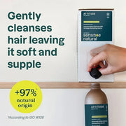 ATTITUDE Volume and Shine Hair Shampoo for Sensitive Dry Scalp, EWG Verified, Soothing Oat, For Thin Hair, Naturally Deriv...