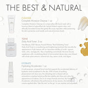 Josh Rosebrook The Essentials Kit - Cleanse, Tone & Hydrate Skincare Set | Complete Moisture Cleanse 1 oz, Daily Acid Tone...