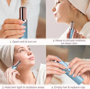 Facial Hair Removal for Women | Electric Razor Device Small Mustache Dermaplaning Remover Tools Tweezers Epilator Trimmer ...