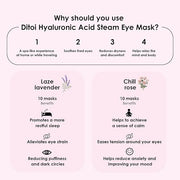 Steam eye mask, rich hyaluronic